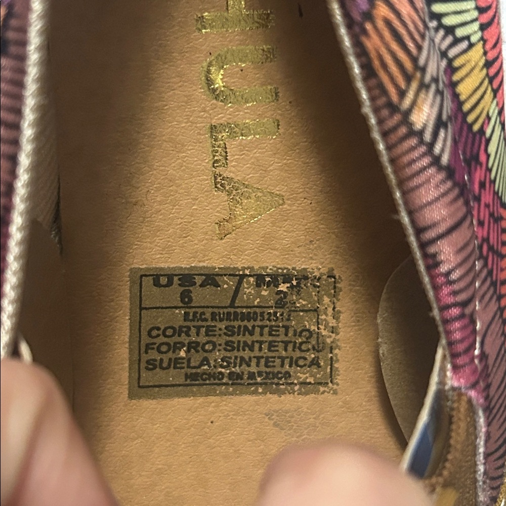 ✨ Colorful Slip-On Platform Sneakers – Size 6 ✨ - Picture 6 of 10